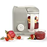 BÉABA Babycook Solo, Robot de cocina infantil 4 en 1, Tritura, cocina y cuece al vapor, Cocción rápida, Comida casera y deliciosa para bebés y niños, Color Gris, 1 Unidad (Paquete de 1)